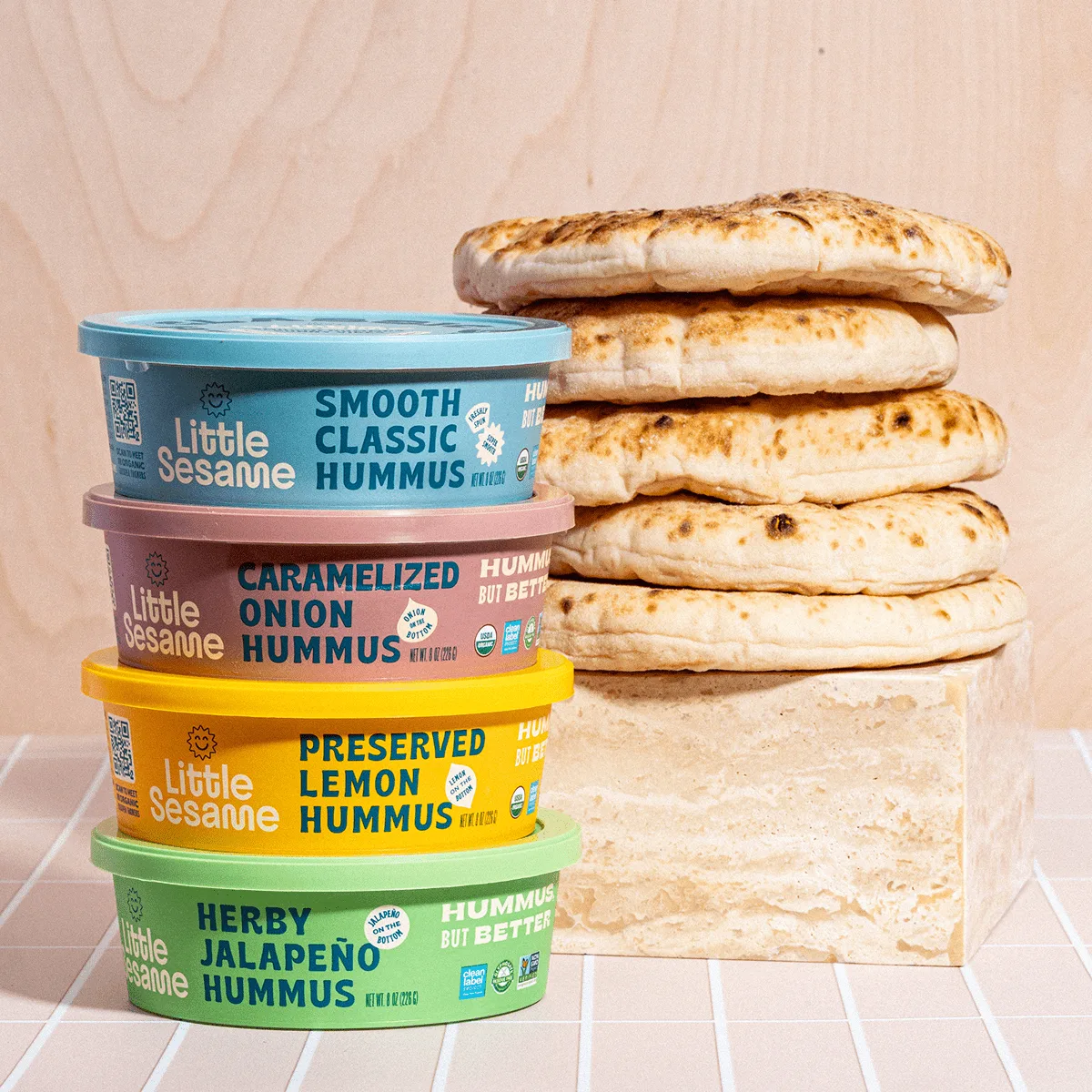 Little Sesame - Favorites Bundle with fresh pita