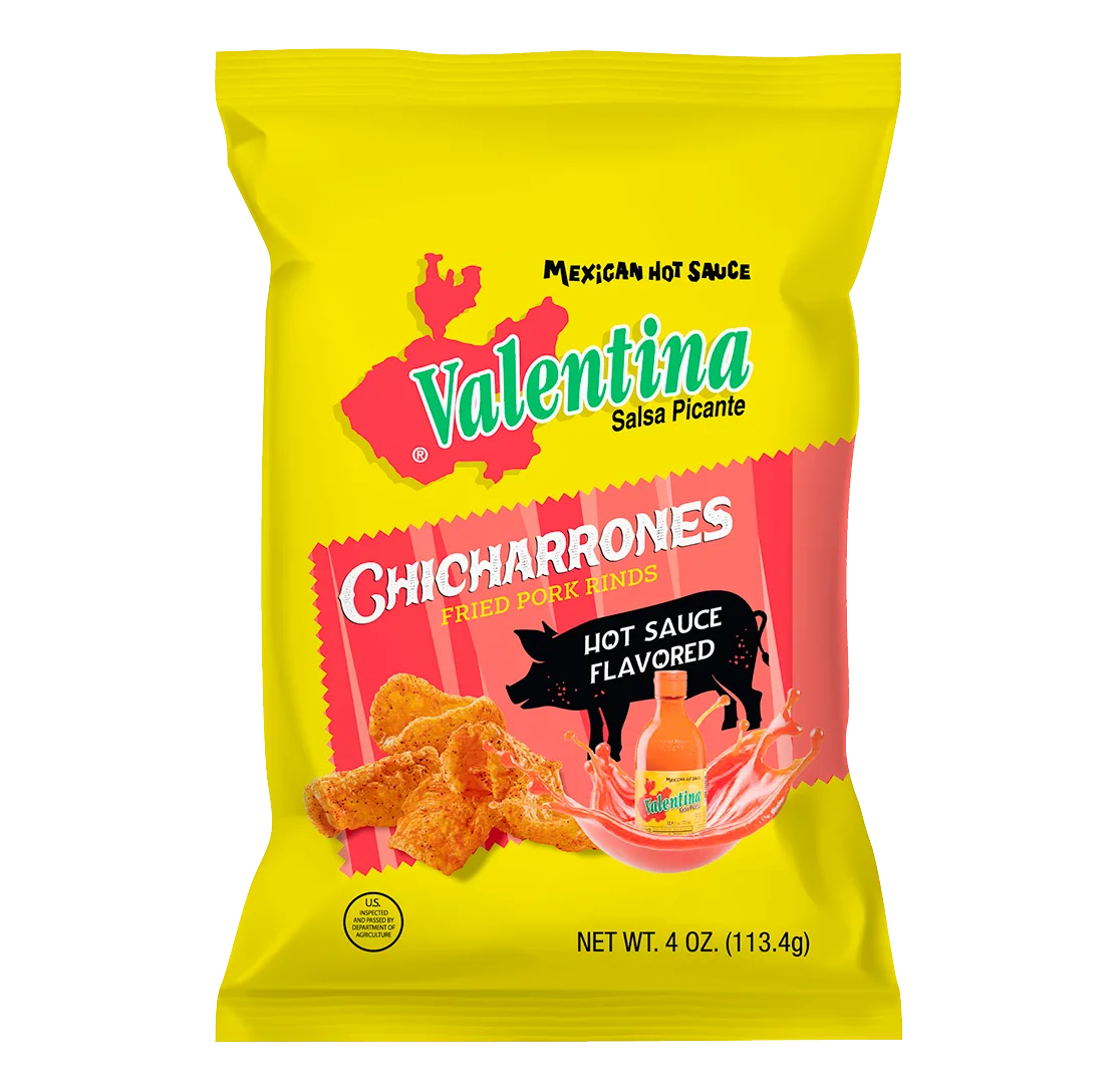 PorkRinds.com - Valentina Hot Sauce pork rinds