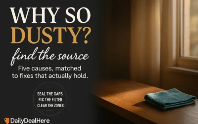 Find the Dust Source Before Buying Another Gadget