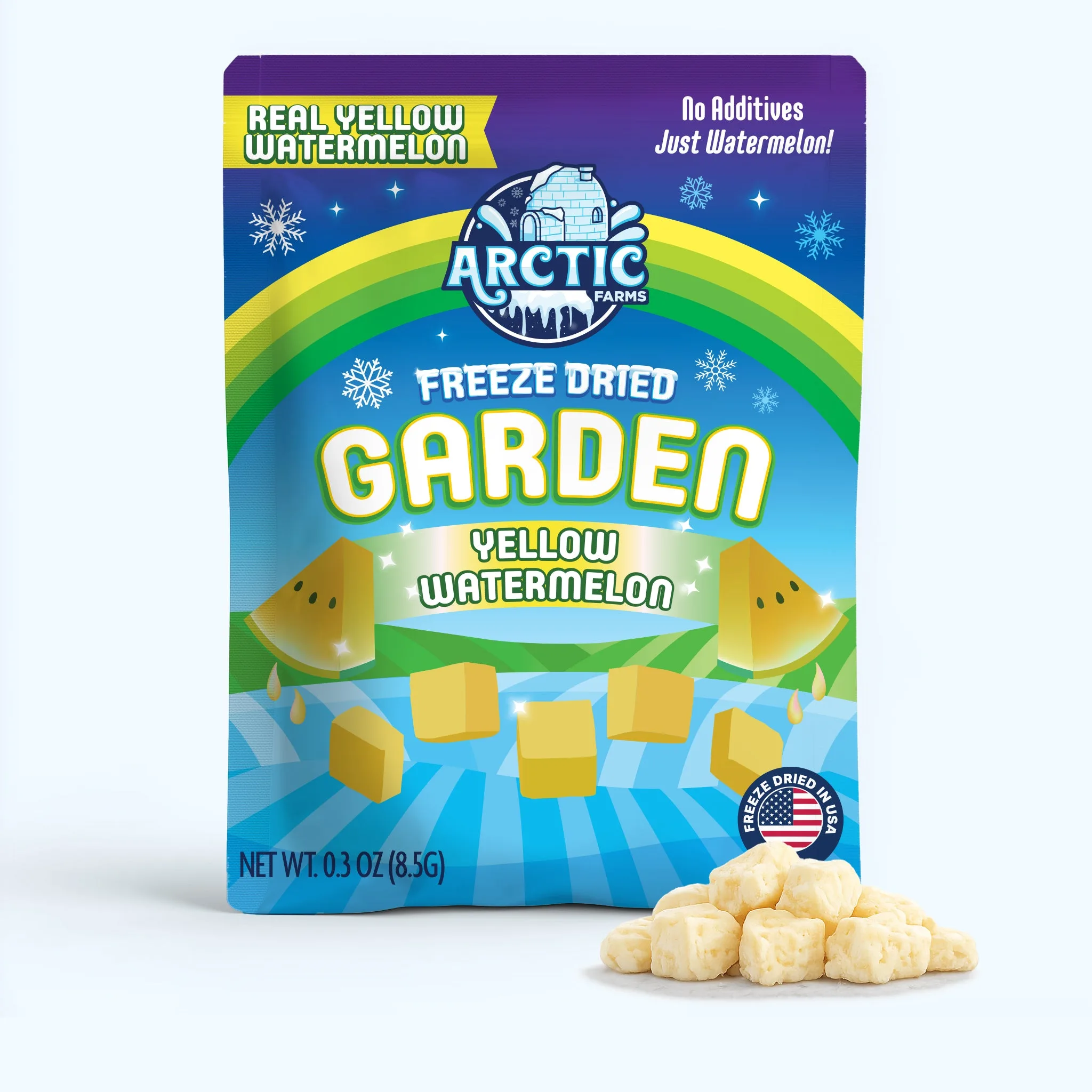 Arctic Farms - Freeze-dried yellow watermelon snack